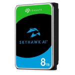 Seagate SkyHawk AI ST8000VE001 - HDD - 8 TB - interno - 3.5" - SATA 6Gb/s - buffer: 256 MB - con 3 anni Seagate Recupero dei dati di salvataggio